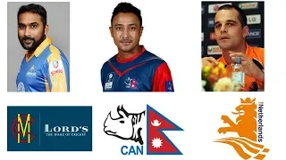 Nepal Cricket Team Squad for Tri-Series(NepalVsMCCVsNetherland) 2018