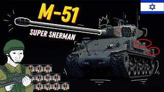 M-51 (Super Sherman) | Israel's first tank | War Thunder