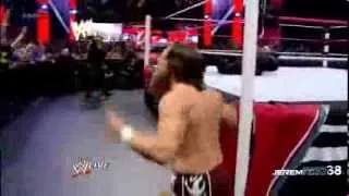 Randy Orton RKO on Daniel Bryan - Raw - October 7, 2013