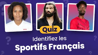 QUIZ Sport 🎾 ⚽ 🥋 : 60 Sportifs français à identifier - Foot, Tennis, Judo...