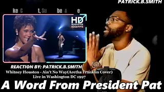 Whitney Houston - Ain't No Way - (Aretha Franklin Cover)- Live in Washington DC 1997-REACTION VIDEO