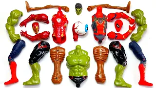Merakit Mainan Iron Man, Spiderman, Hulk Smash dan Eye Ball Head ~ Avengers