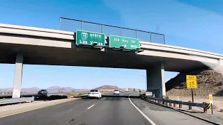 Driving on I-15 N heading to Las Vegas