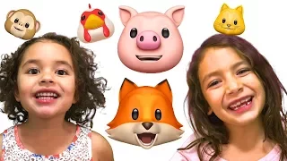 Old MacDonald Had a Farm with Animojis with Animal Sounds | FAM JAM