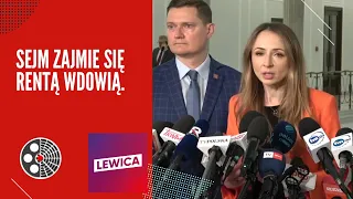 Lewica: Sejm zajmie się Rentą Wdowią.