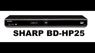 Обзор SHARP BD-HP25 Blu Ray player.