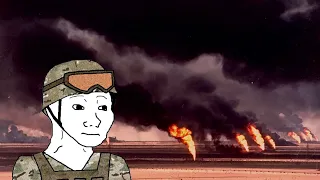 everybody wants to rule the world but you watching the burning kuwaiti oil fields