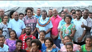 Fijian Minister for Youth & Sports officiates at the Youth Farm Project in Tavua