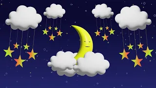 Sleepy Moon on Cloud Sleep music , Relaxing music, Lullabies for babies, meditation music 03
