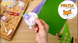 Цветы из фетра своими руками / Самый простой и красивый цветок из фетра / DIY Felt Flowers 🌸