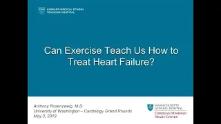 Can Exercise Teach Us How To Treat Heart Failure?  May 3rd 2019
