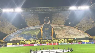 Dortmund tifo vs Chelsea