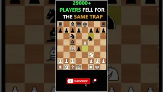 Max lange attack,chess traps and tricks to win fast,chess wiser #shorts