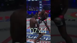 9 SECONDS! THATS ALL IT TOOK! | PFL Europe: #paris #cedricdoumbe