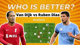 Virgil Van Dijk Vs Ruben Dias Who is Better? || Analysis