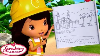 Let's Build a Beach Resort! | Strawberry Shortcake | Cartoons for Kids | WildBrain Enchanted