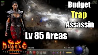 Budget Trap Assassin Gameplay Level 85 Areas - Trapsin Diablo 2 Resurrected 1440p