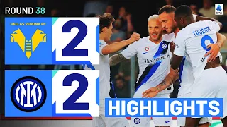 VERONA-INTER 2-2 | HIGHLIGHTS | Inter’s season ends with a goal-ridden draw | Serie A 2023/24