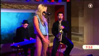 Mr. Saxo Beat - Alexandra Stan - live  akustisch im ARD Morgenmagazin - Das Erste