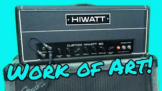 AMPS THIS BEAUTIFUL Don't Need 'Repair'…Only Love ❤️ - 1971 HIWATT CUSTOM 50 DR504