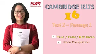 Giải chi tiết IELTS Reading Cam 16 - Test 2 - Passage 1 | Hương Bunny