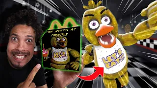 DO NOT ORDER THE FIVE NIGHTS AT FREDDY'S HAPPY MEAL AT 3 AM!! (CHICA ATTACKED ME!!)