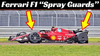 Ferrari F1-75 "Spray Guards" (Paraspruzzi) + SF-24 "Miami Livery" Test Day at Fiorano - May 9, 2024