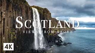 FLYING OVER SCOTLAND (4K UHD) - Breathtaking Views From Above, 4K Video Ultra HD