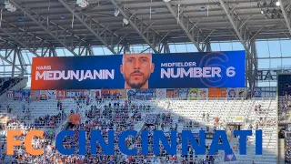 FC CINCINNATI vs ATLANTA UNITED FC - MLS - TQL STADIUM - THE BAILEY  - FCC - MEDUNJANIN - BEST FANS