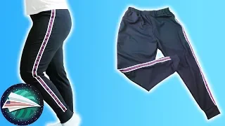 Sewing Pants - Beginners' Version | No Pattern | Stretchy Fabric | Sportswear DIY