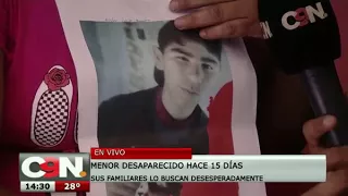 Madre busca a su hijo desaparecido