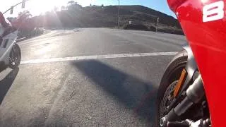 Ducati 848s on Guadalupe Canyon Parkway