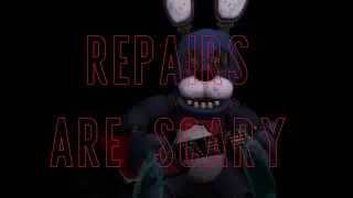 Getting jumpscared by BONNIE in parts and service! FNAF VR Help Wanted