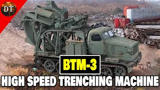 BTM-3 "High-Speed Trenching Machine" - About A Million Times Better Than A Shovel | MilitaryTube