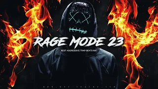 'RAGE MODE 23' Hard Rap Instrumentals | Aggressive Trap Beats Mix 2023 | 1 Hour
