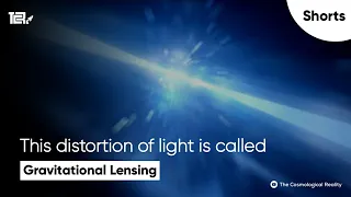 This distortion of light is called Gravitational Lensing #star #space #universe