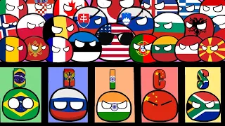 NATO vs BRICS Countryball