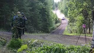 Esapekka Lappi jumping flat out Rally Finland 2022 SS16 Rapsula