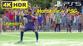 Marseille v PSG 5v5, Survival, Legendary Difficulty, Volta FC 24 Gameplay (PS5 UHD 4K 60FPS HDR)