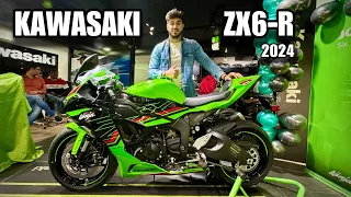 2024 ki New KAWASAKI ZX6R - The Fastest 600cc inline-four! Now with New Features | Review | #MxK