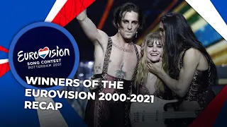 Winners of the EUROVISION 2000-2021 | RECAP