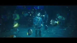 Aquaman-Las criaturas marinas defienden a Arthur