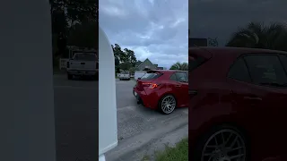 Corolla Hatchback with custom exhaust