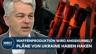 PUTINS KRIEG: Ukraine will eigene Produktion von Waffen und Munition maximieren I WELT Gespräch