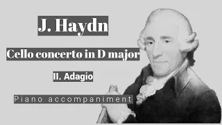 Haydn - Cello Concerto Nº 2 in D major - II. Adagio - Piano Accompaniment