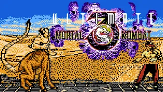 Ultimate Mortal Kombat 3 (Unl) (MK4 Hack) (NES Pirate) - NES Longplay - MOTARO (NO DEATH RUN)