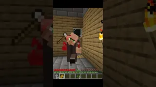 Scary Hunter Villager in Minecraft #Shorts