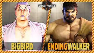 Street Fighter 6 🔥 BigBird (#1 MARISA) vs EndingWalker (#1 RYU) 🔥 SF6 Room Match 🔥