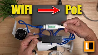Wiring WIFI Cameras using PoE - PoE Switch & Splitter
