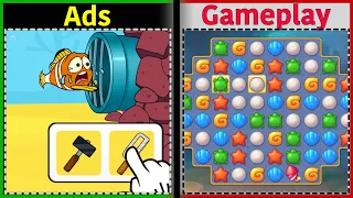 Fishdom | Is it like the Ads? | Gameplay